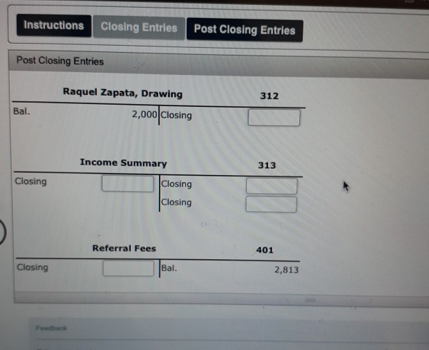 Drawing 2,000 IN ME Income Summary Feedback Check My Work Partially correct