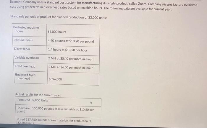 - Compute varaible overhead amount in static budget - Compute flexible budget
