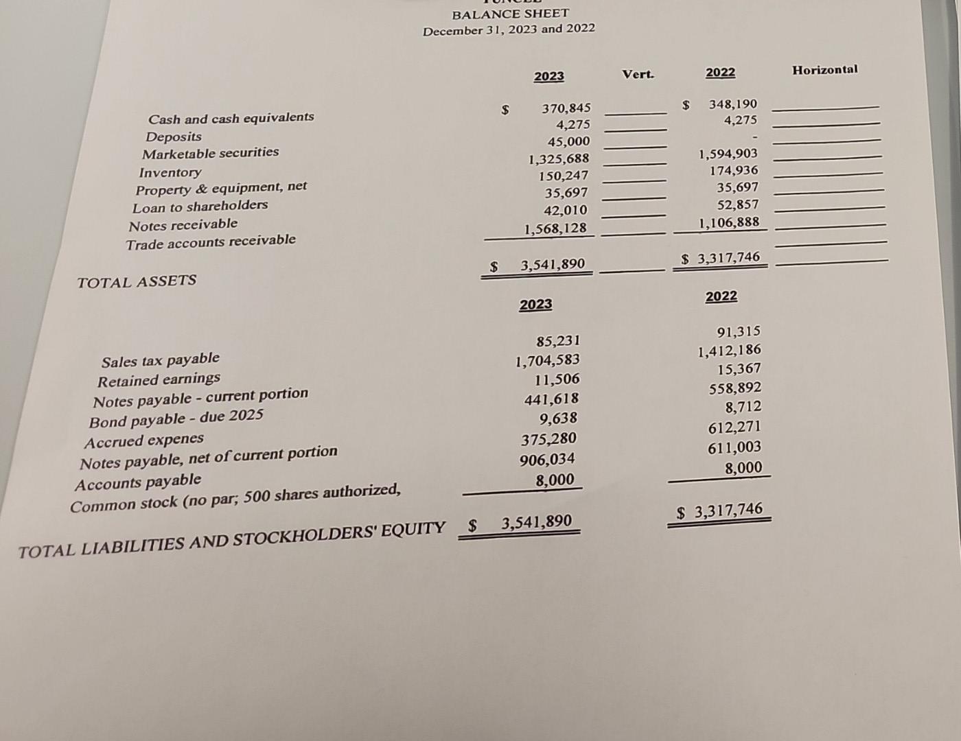 please show the work and complete both blanc spaces for vertical