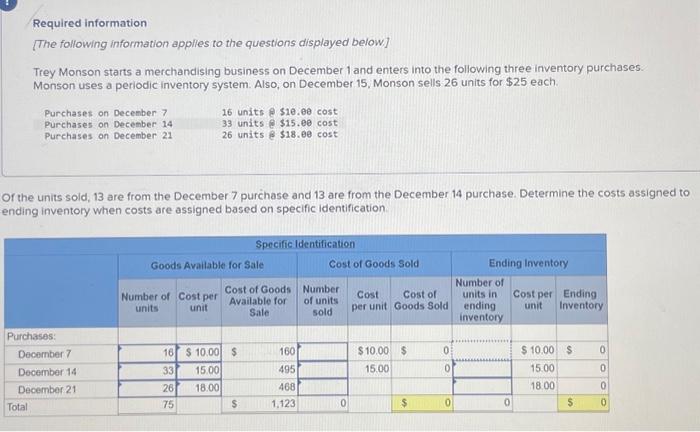  need help with this homework problem asap please Required information [The