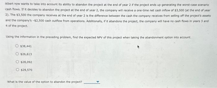 initial investment of $7,000. The base-case cash flows for this project are