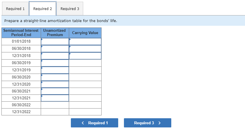 January 1, 2018, with a $410,000 par value. The bonds pay interest