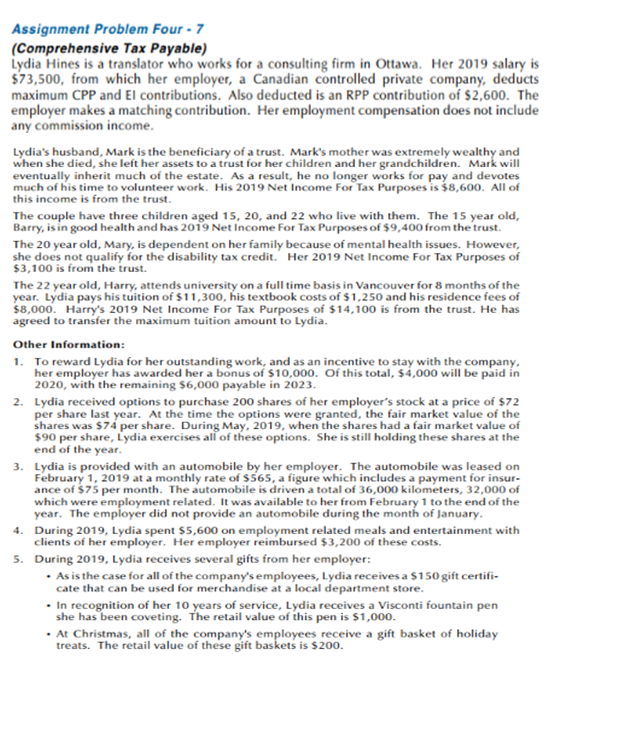 Can you please show the answer written in profile application? Assignment