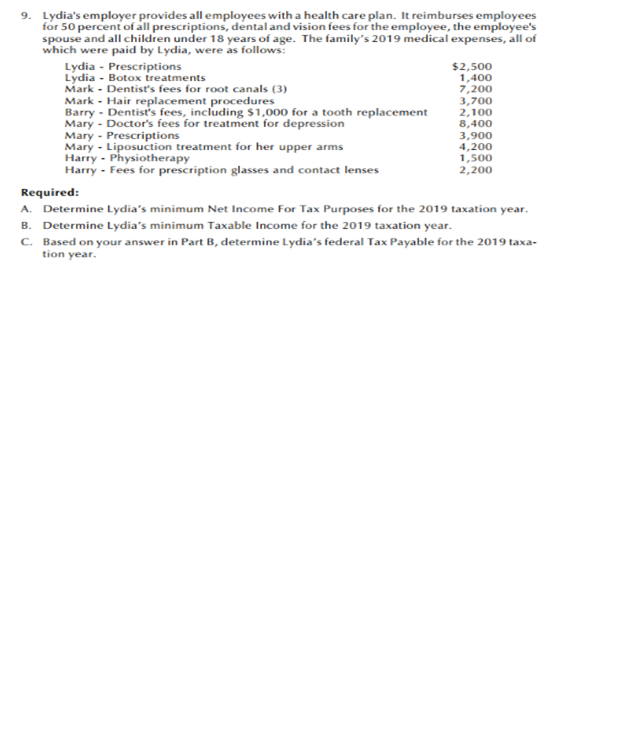 who works for a consulting firm in Ottawa. Her 2019 salary is