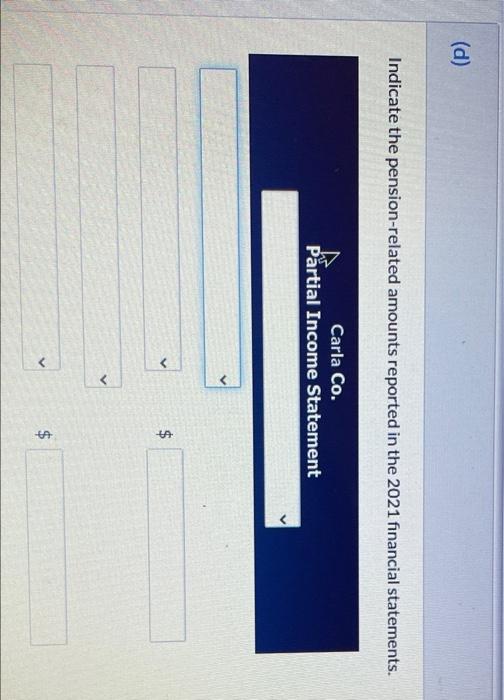 (settlement) rate applicable to the plan is 10%. On January 1, 2021,