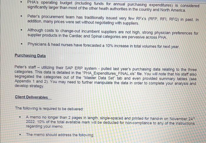 in an effort to obtain best-in-class strategic sourcing consultation. If successful, this