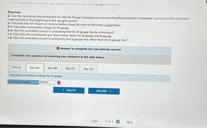 a variety of machinery. For many years the company has been profitable