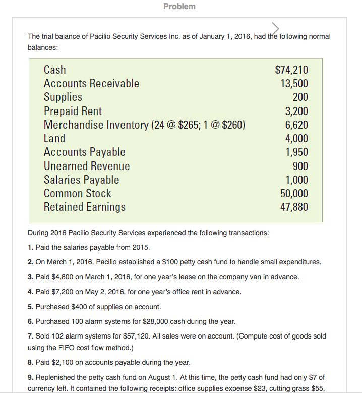 I need help answering this problem https://www.chegg.com/homework-help/Fundamental-Financial-Accounting-Concepts-7th-edition-chapter-6-problem-1CP-solution-9780077466190 Problem The trial balance of