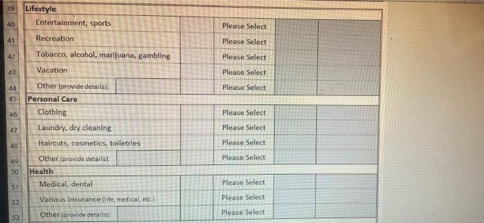 Retirement income 9 Social assistance Please Select Please Select 10 Other (provide