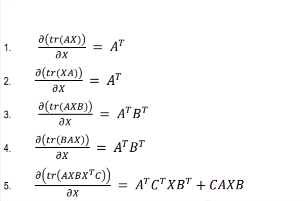 Derive the following relations using indicial notation (where A, B, C, and