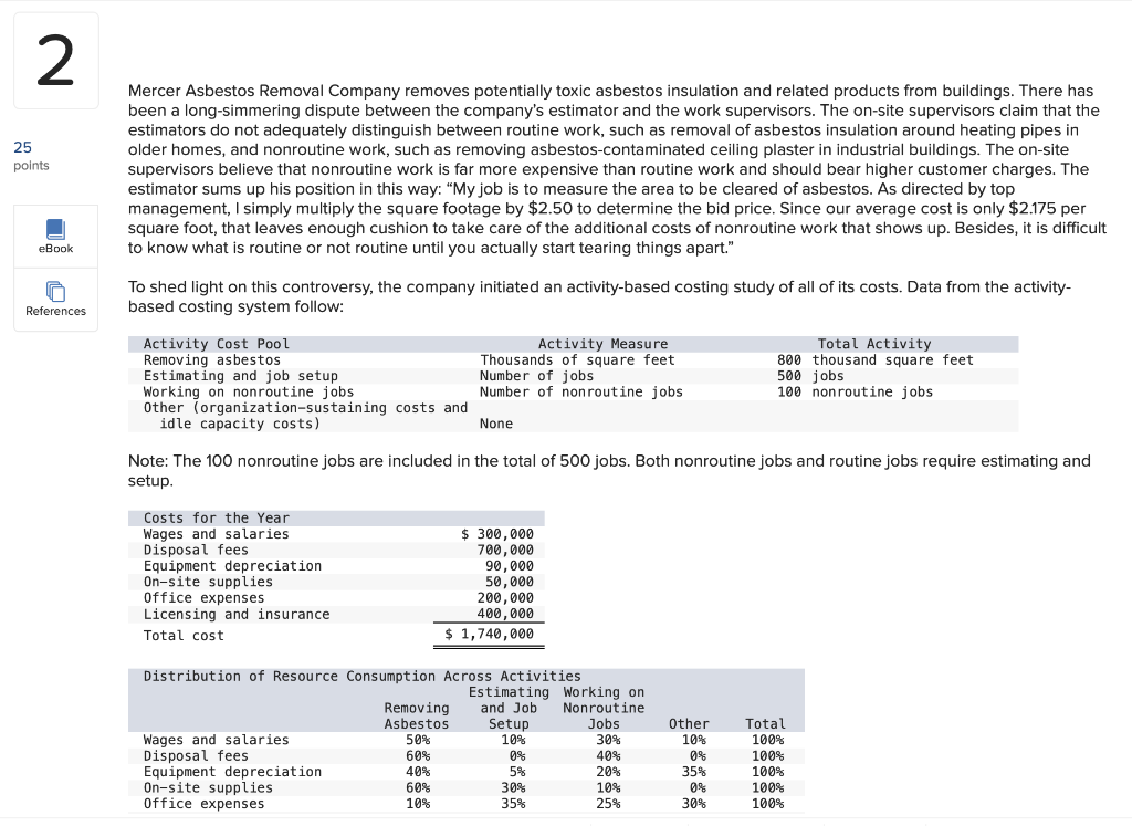 (Mercer Asbestos) Please explain how you solved the answer and structure or