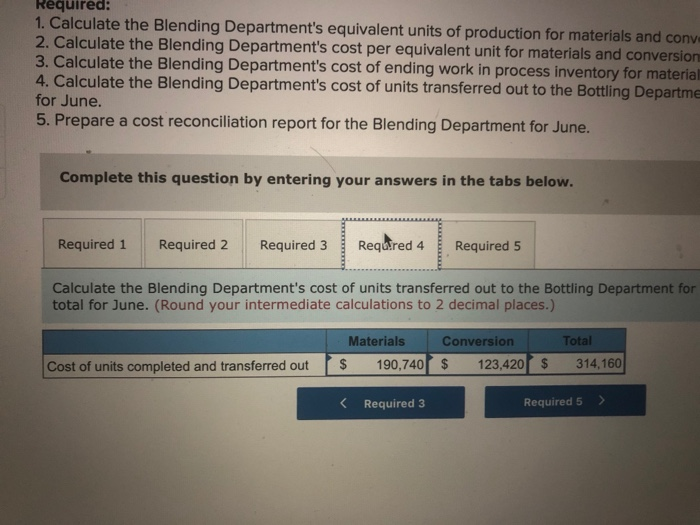 fruits and then blended in the Blending Department. The blended juices are