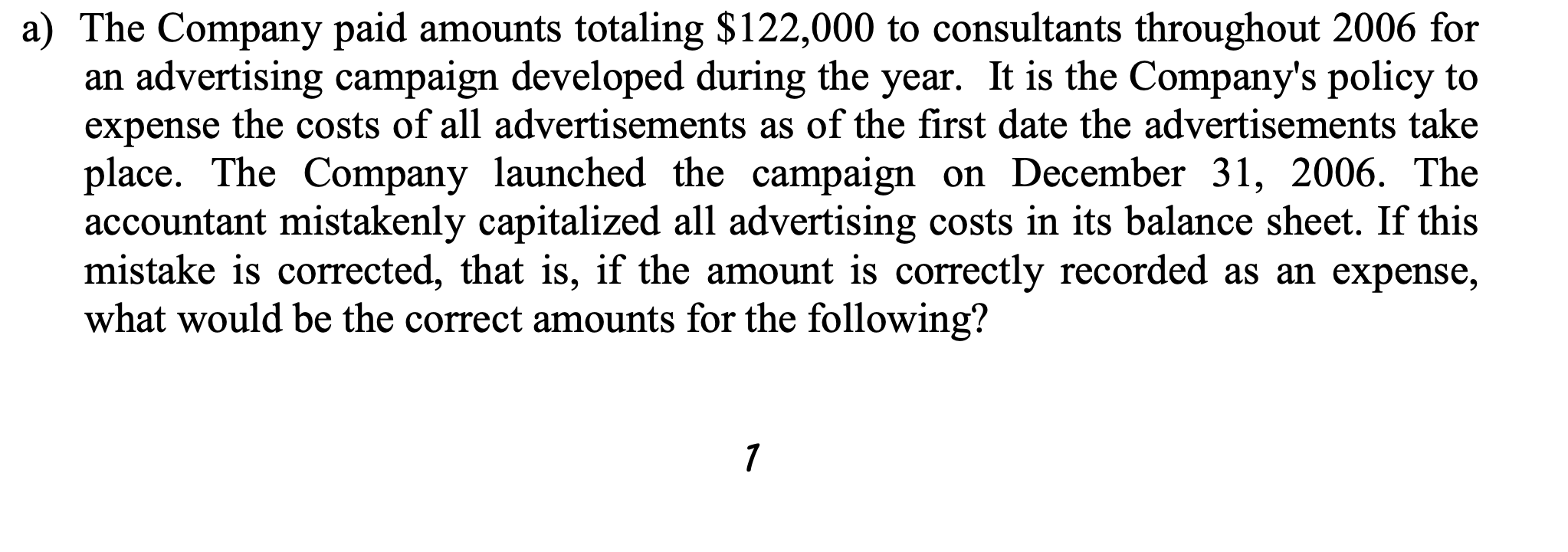of $10,000 for previously recorded accounts payable. If this mistake was corrected,