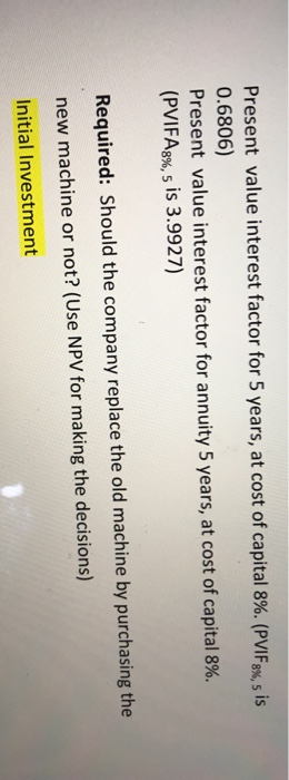 is used in molding the components. The old machine was acquired three