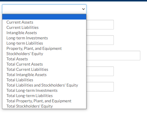 Liabilities Total Intangible Assets Total Liabilities Total Liabilities and Stockholders' Equity Total