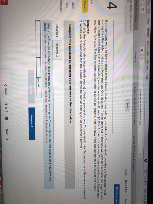 log in - hapter 12 Help Save & Exit Submit 10 4