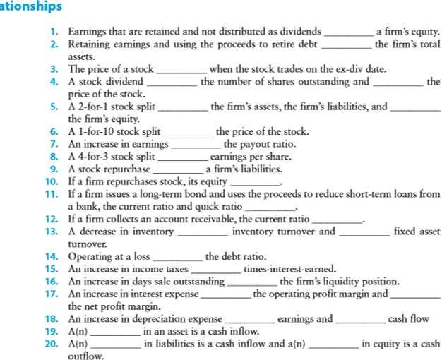 I basically konw the answer but I also need explanations on why