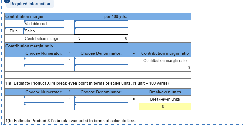 the past year follow. Management wants to use these data to predict