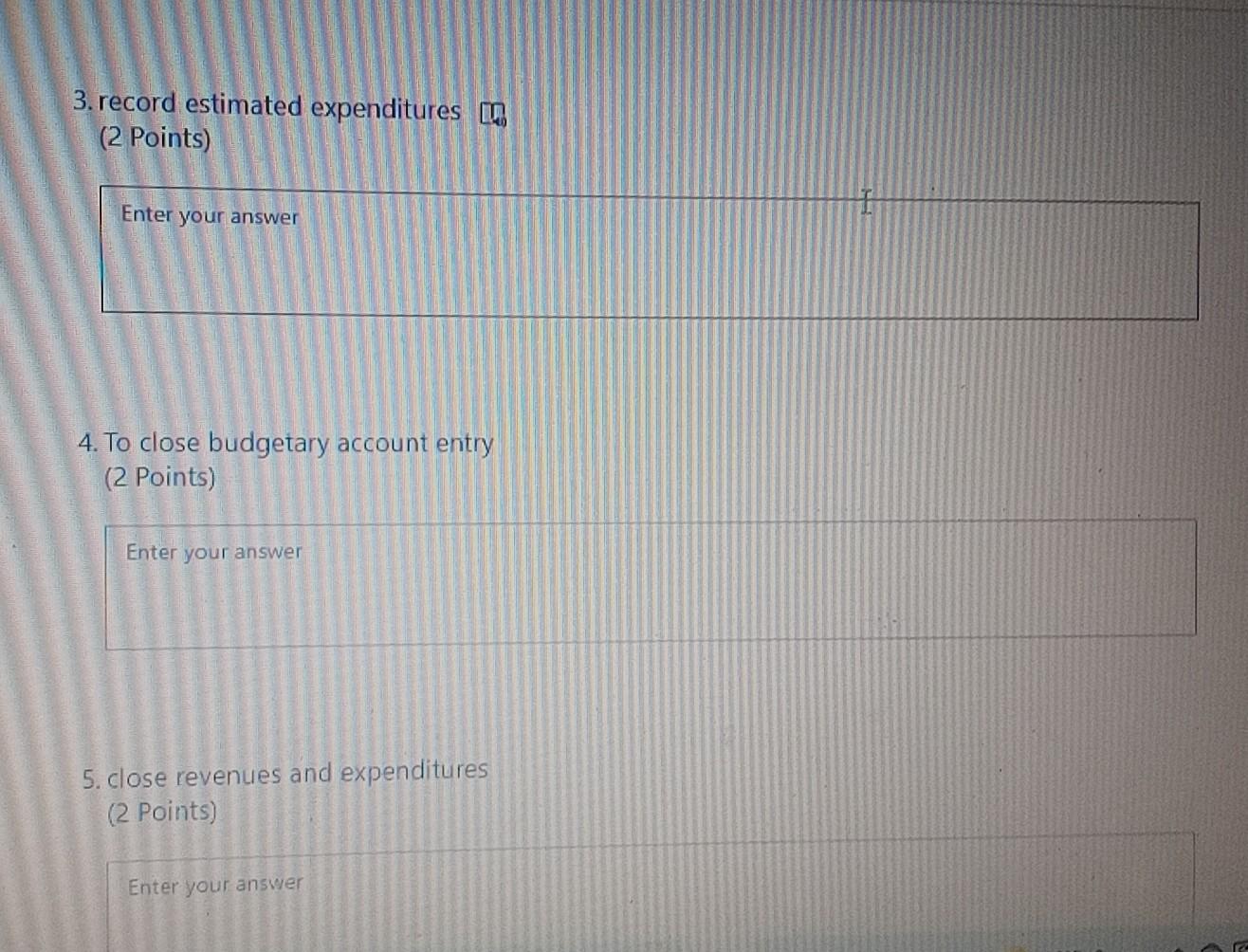 revenues of $500000 and total expenditures of $480000. 2-that actual revenues and