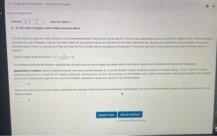 2 6. 6: The Cost of Capital: Weighted Average Cost of Capital