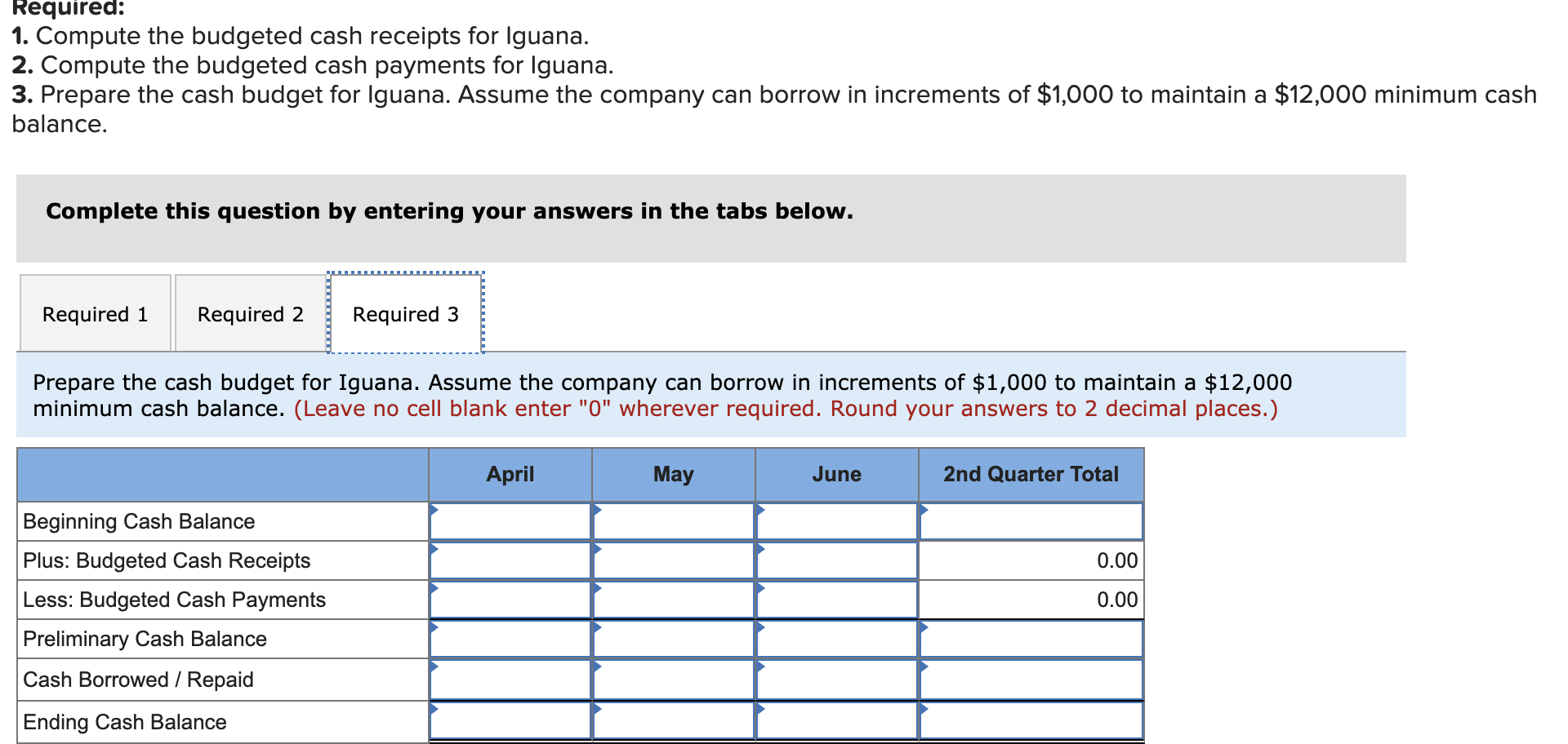minutes to build, and the labor rate averages $12 per hour. Iguana