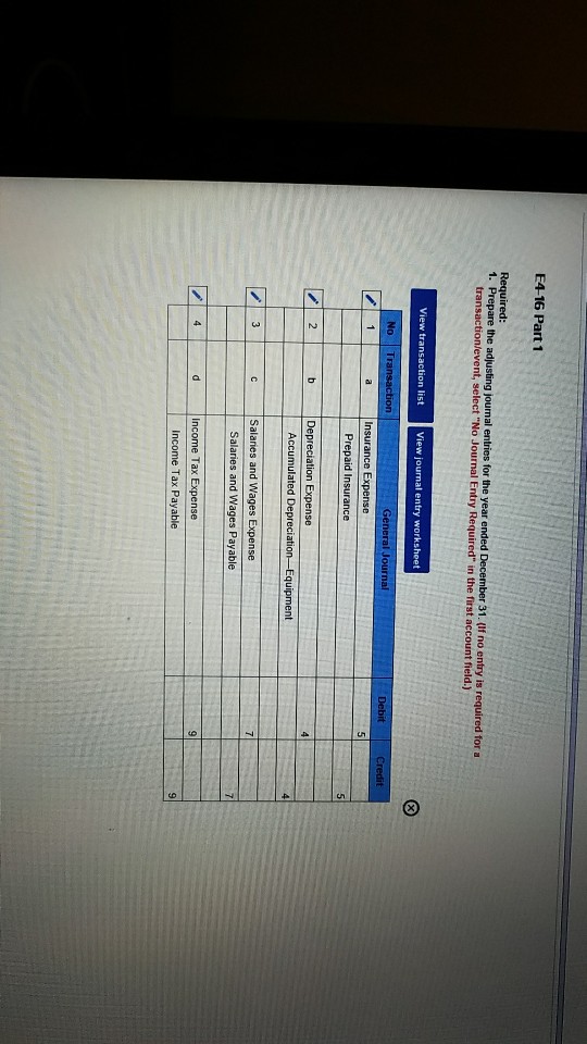 be done soon!! Recording Four Adjusting Journal Entries and Preparing an Adjust