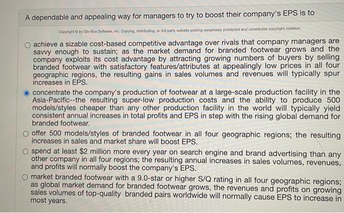  A dependable and appealing way for managers to try to boost