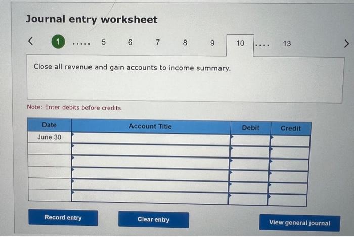 related balance sheet account(s), if any. Note; Enter debits before credits. Journal