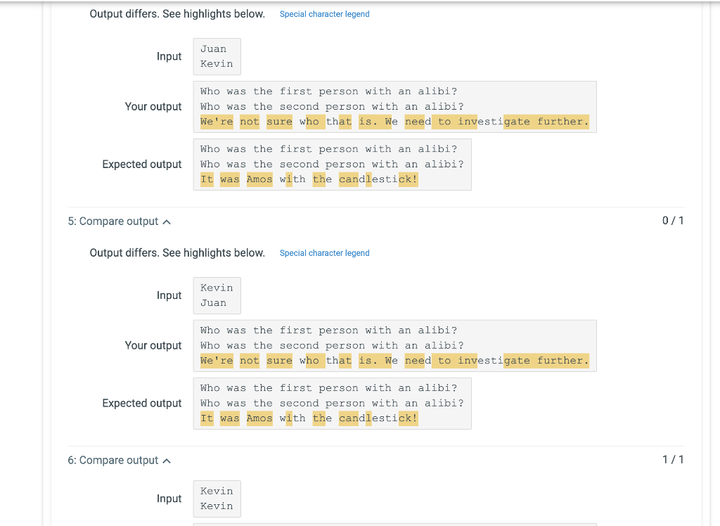 method called "identify Murderer" and call it from your main method. You