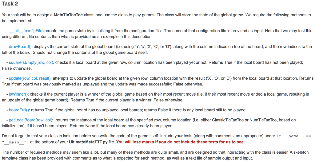 pass (and this comment) and complete method pass def drawBoard(self): ''' Displays