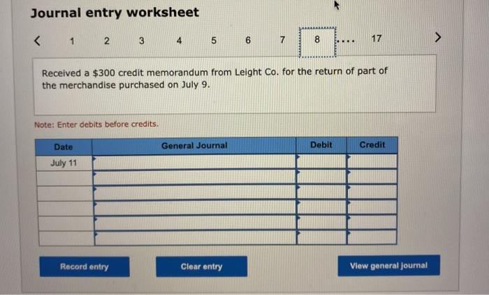 July 2. The merchandise had cost $500. 3 Paid $100 cash for