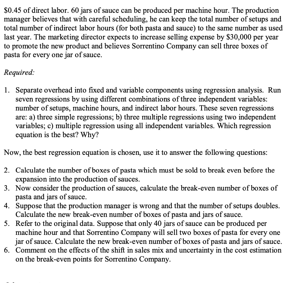 THE WORK ON EXCEL SHEET WITH THE FORMATS Sorrentino Company Sorrentino Company,