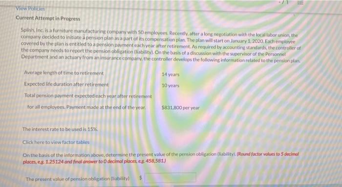  View Police Current Attempt in Progress Splish, Inc. is a furniture