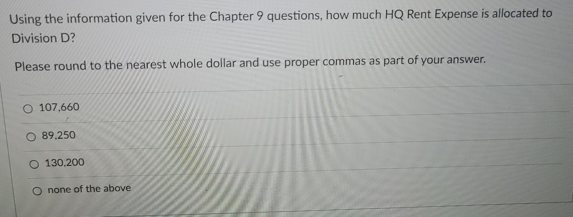 or Unfavorable (U). What is the FOH Volume Variance? Please round your