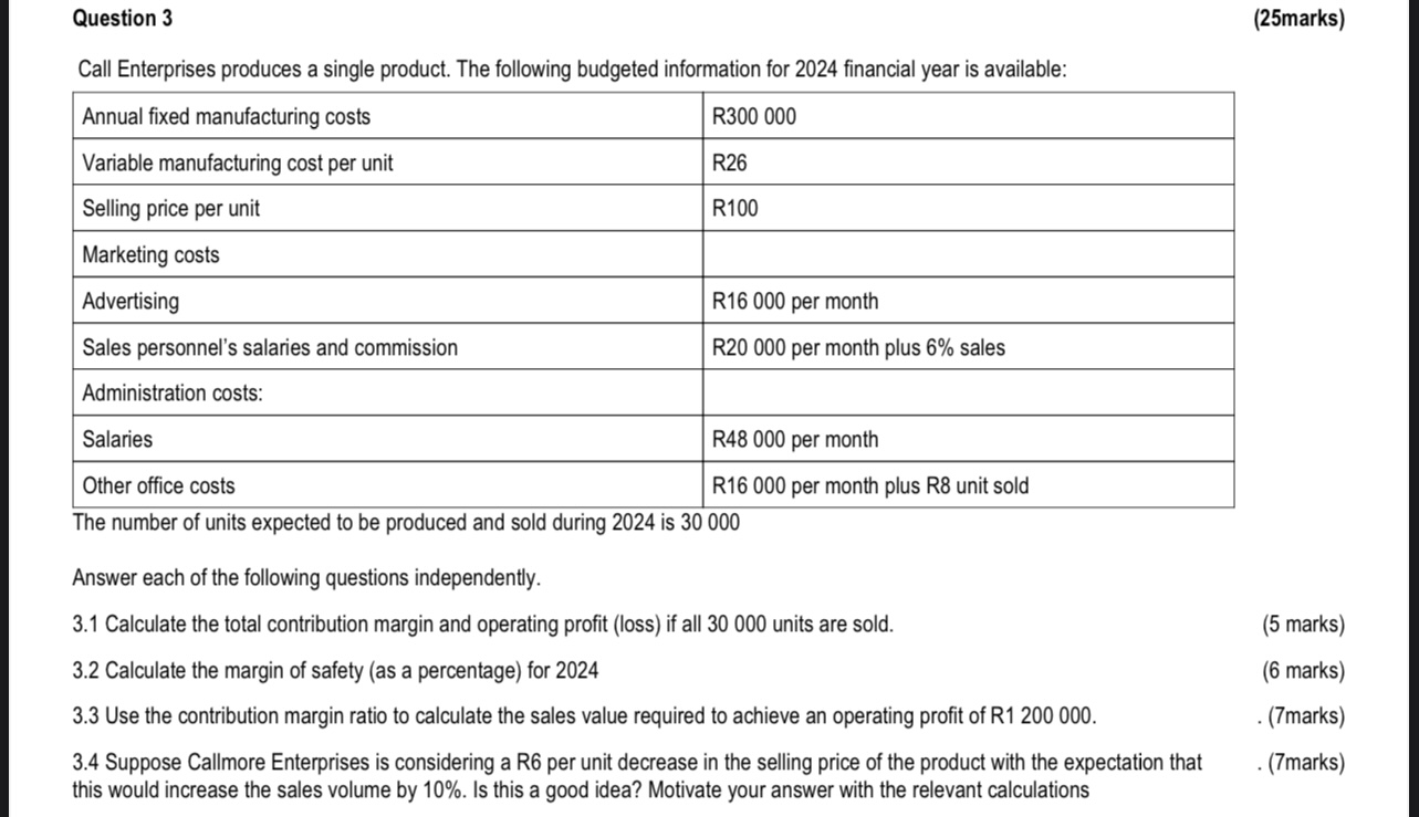 Table 1: Present value of R1: PV (1,+,ln,11= APPENDIX 1 Call