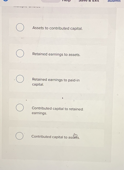 Assets to contributed capital. Retained earnings to assets. Retained earnings to paid
