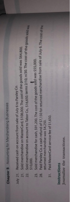 purchase-related transactions using perpetual Obj. 2 inventory system The following were selected