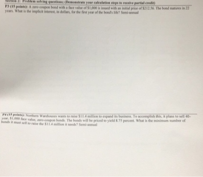  i Problem section Problem solving questions 2h solving questions (Demonstrate (Demonstrate