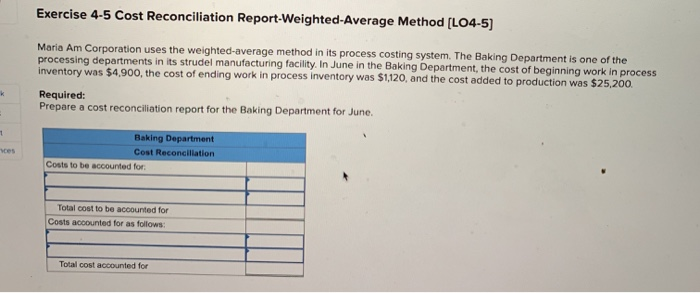 concerning a recent period's activity in the Prep Department, the first processing
