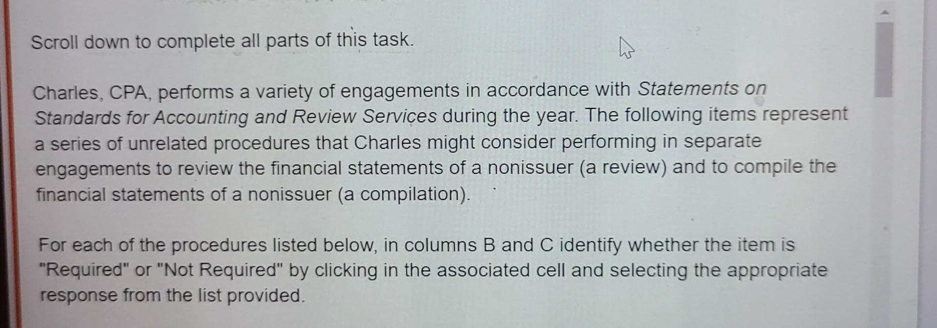 Please check my work! The question is asking if the following tasks