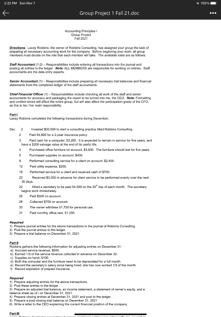 I need help with the third part 2:22 PM Sun Nov 7