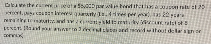  please answer both and show work! Calculate the current price of