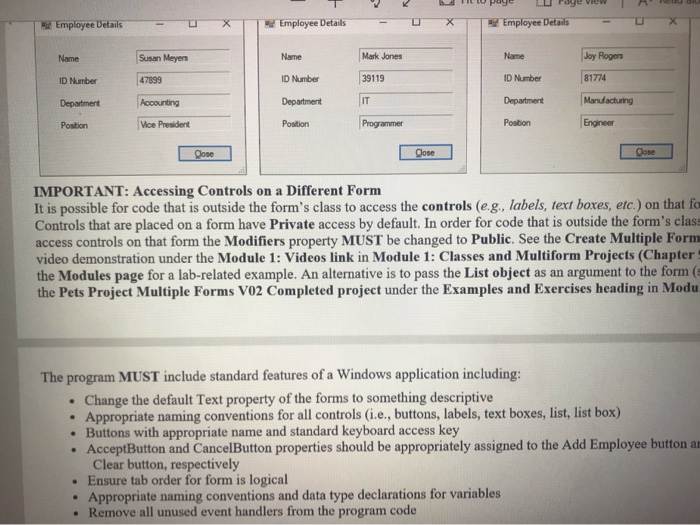 initializes the private fields to the appropriate value Parameterized Constructor which receives