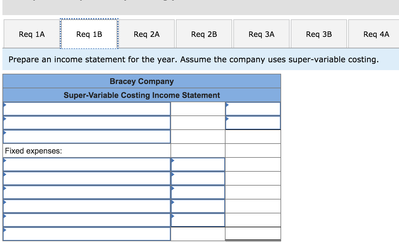 following information pertains to the company's first year of operations: $ 35