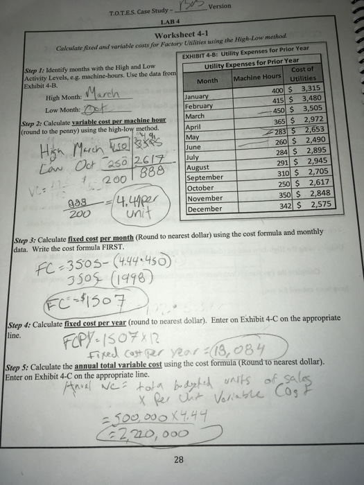  I'm having trouble with the third page Version T.O.T.ES. Case Study-