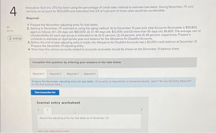  4 30 DOM Innovative Tech Inc. (IT) has been using the