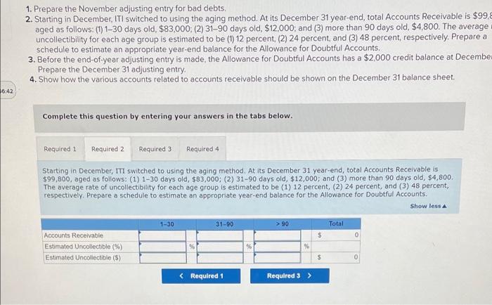 sold services on account for $120,000 and estimated that 3/4 of 1