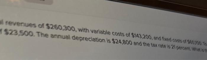 generatis ankual rorenues of hir Company will need to issue new debt