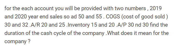  for the each account you will be provided with two numbers,