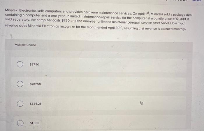  WHE Minarski Electronics sells computers and provides hardware maintenance services. On